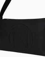 Nautica Logo Detaylı Omuz Çantası Siyah