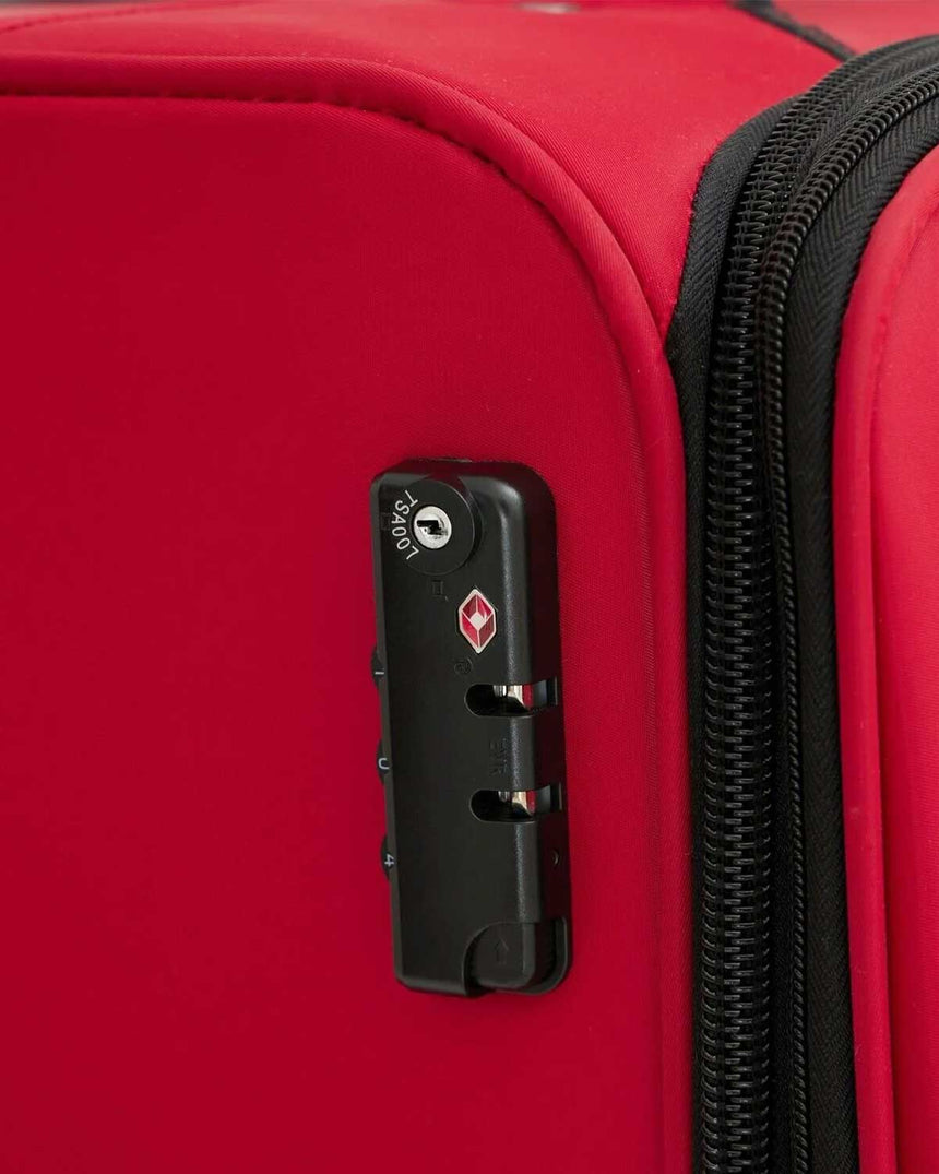 U.S. Polo Assn. Kabin Boy Valiz Kırmızı