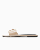 Calvin Klein Flat Logolu Sandalet Beige