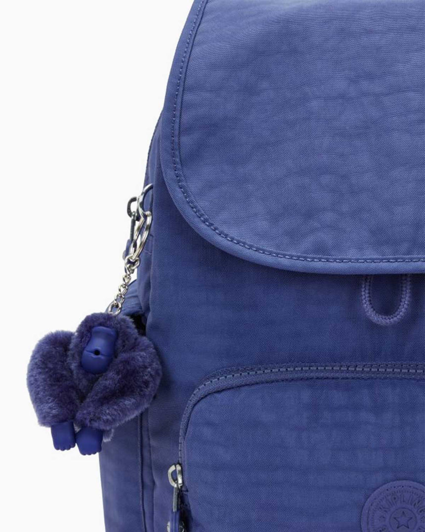 Kipling City Pack S Kapaklı Sırt Çantası Ocean Blue