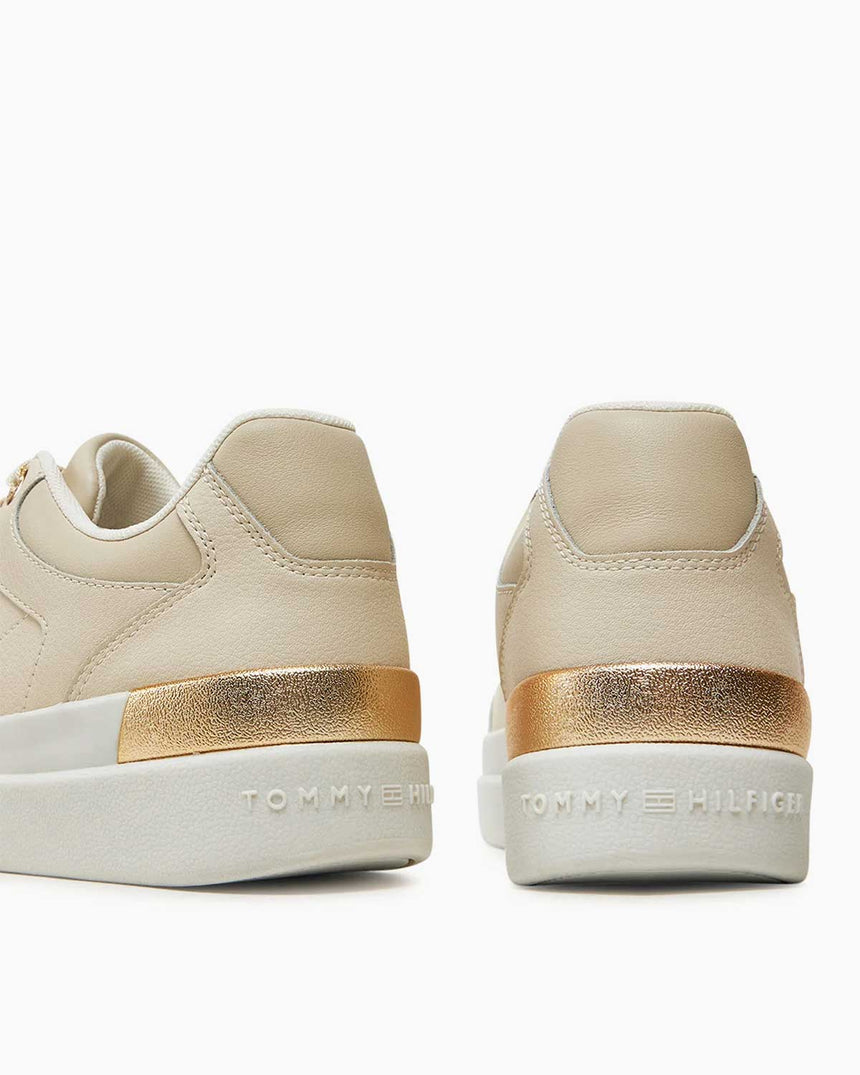 Tommy Hilfiger Feminie Court Sneaker Beige
