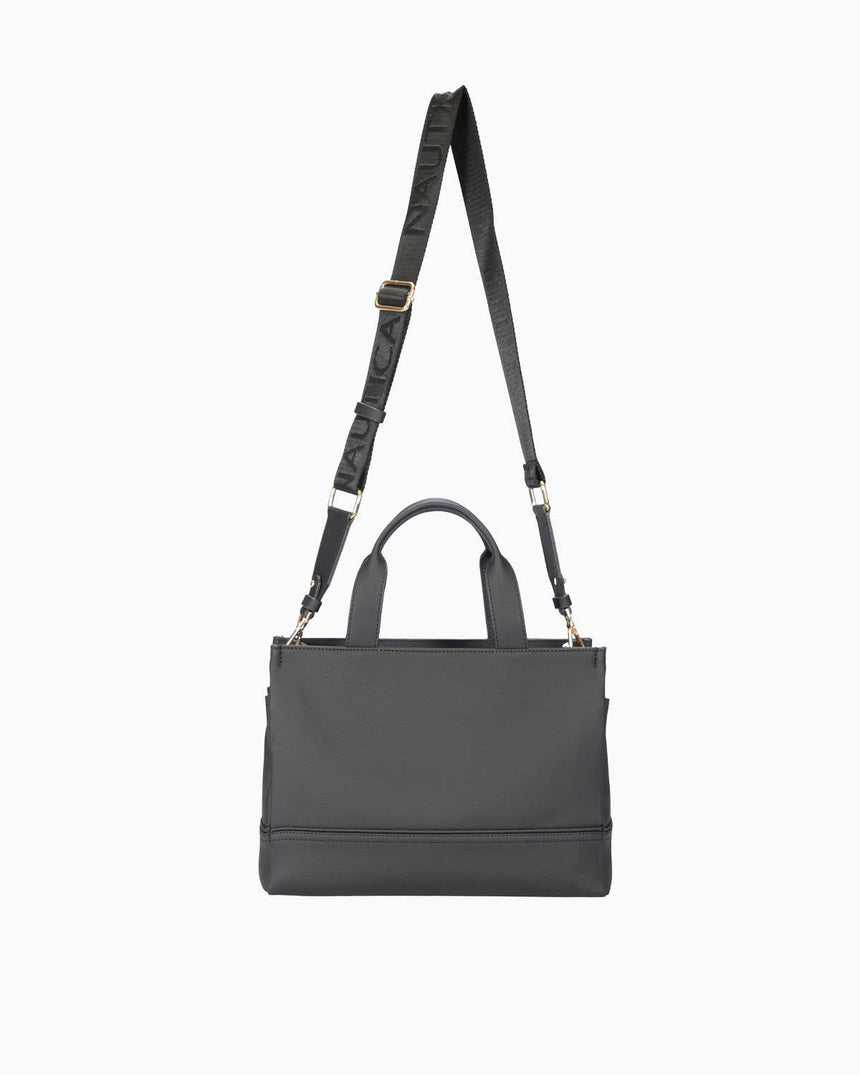 Nautica Logolu El Çantası Siyah