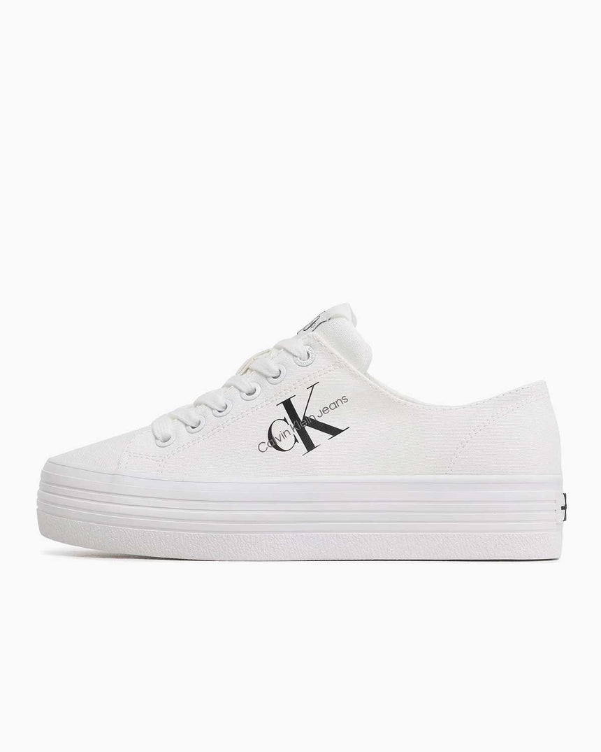 Calvin Klein Flatform Essentıal Vulcanized Sneaker White