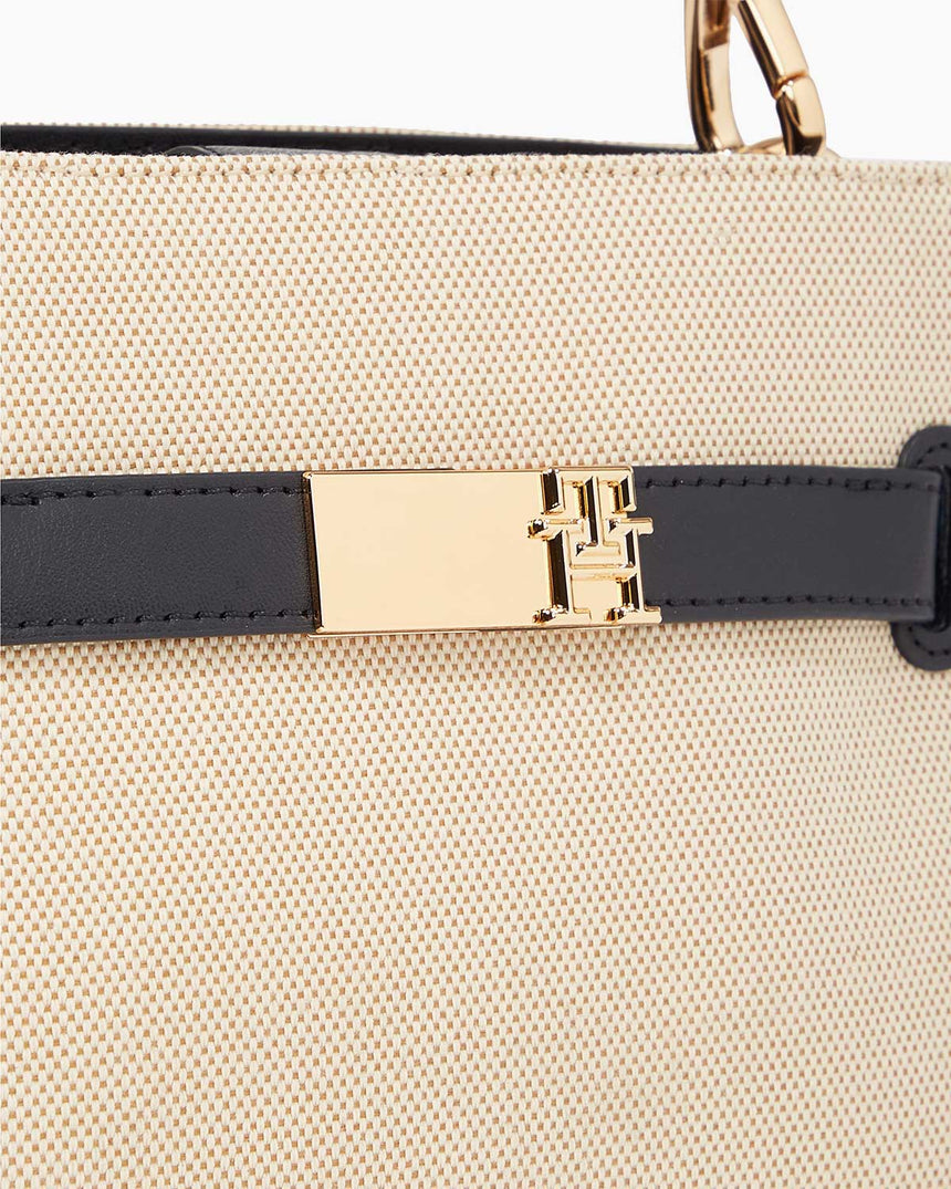 Tommy Hilfiger Heritage Mini Satchel El Çantası Black