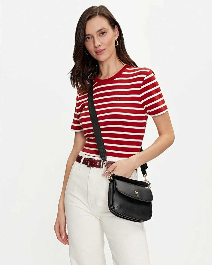 Tommy Hilfiger Chic Crossover Çapraz Askılı Çanta Black