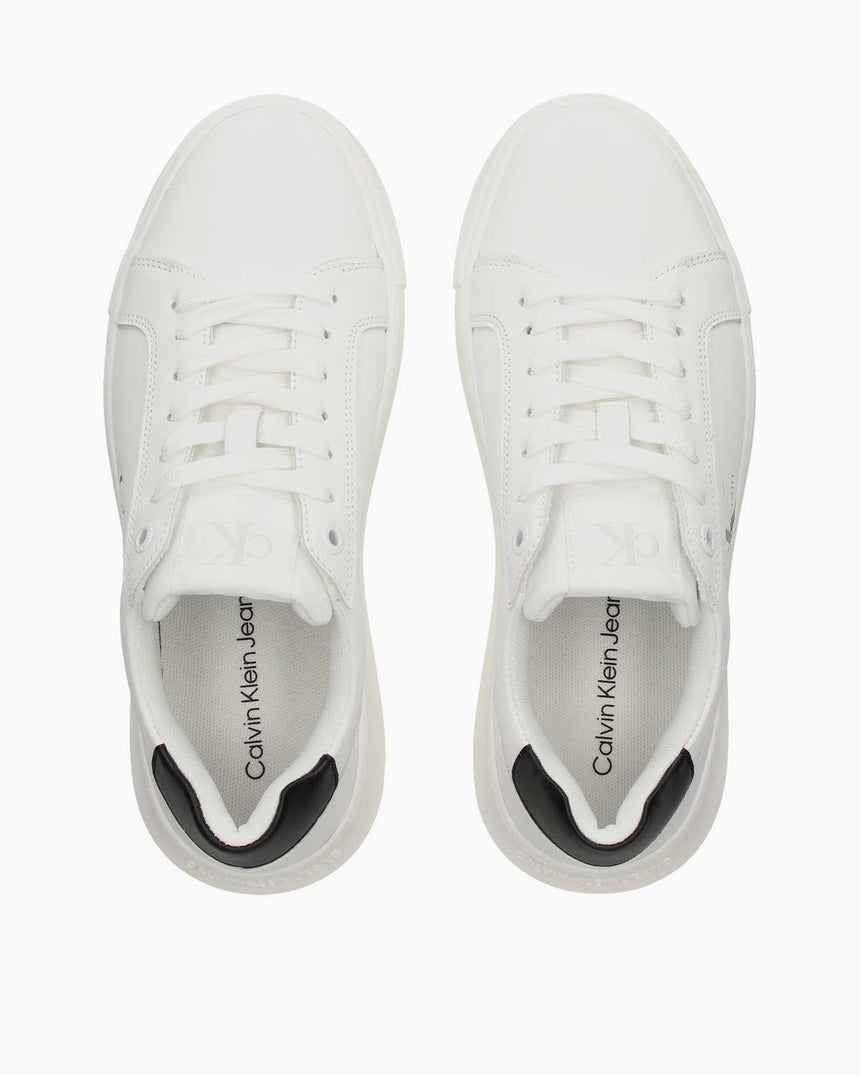 Calvin Klein Malmo Kısa Kalın Taban Kadın Sneaker Bright White/Black