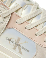 Calvin Klein Basket Cupsole High Mix Kadın Sneaker Creamy White/Eggshell/Whisper Pink