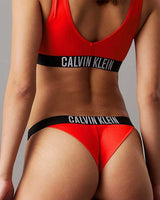 Calvin Klein Swim Bottoms Brazilian Bikini Altı Flaming Chili