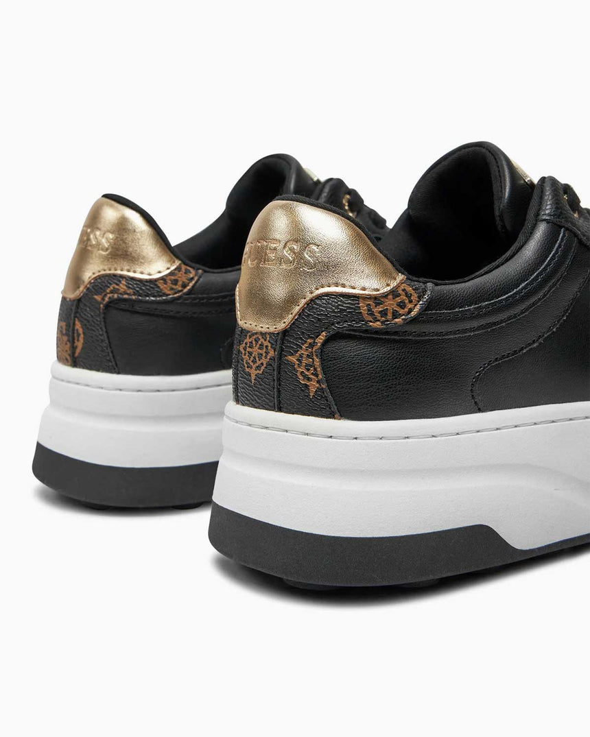 Guess Cupsole Low Logolu Sneaker Black Brass