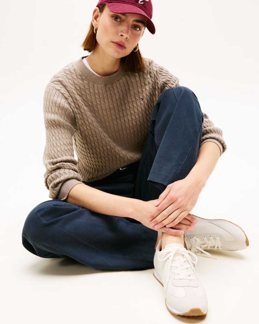 Tommy Hilfiger Fenix Kadın Sneaker Ancient White
