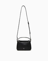 Calvin Klein Metal Mono Mini Logolu El Çantası Black