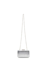 Axpe Bombeli Abiye Çanta Gümüş