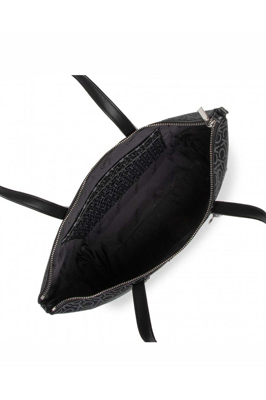 Calvin Klein Ck Must Shopper Md Mono Kadın Omuz Çantası Black Mono