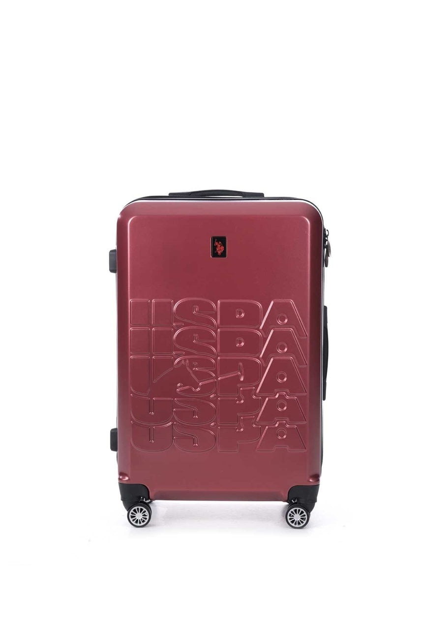 Us Polo Assn Pc Büyük Boy Valiz Kırmızı