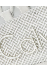 Calvin Klein Ron - Low Top Lace Up - Mesh Erkek Sneakers White / Silver