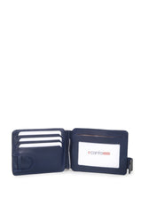 Grande Banknot Tutucu Mini El Portföyü Siyah - Lacivert