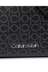 Calvin Klein Mono Shopper Md Kadın Kol Çantası Black Mono