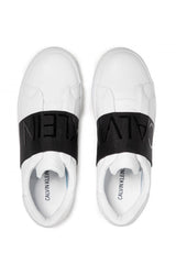 Calvin Klein Cupsole Slipon Elastic Lth Kadın Sneakers Bright White