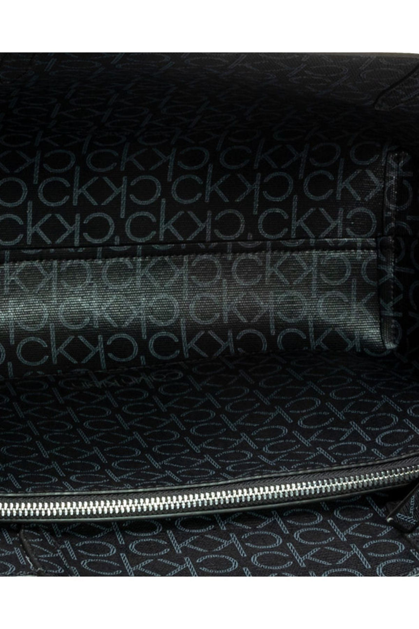 Calvin Klein Mono Shopper Rev Md Kadın Kol Çantası Black Mono