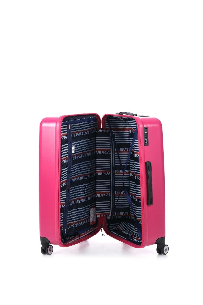 Us Polo Assn Pc Büyük Boy Valiz Bordo