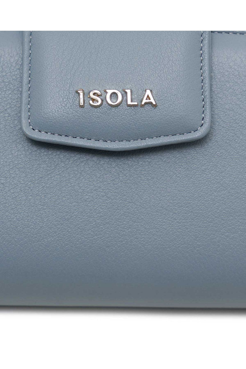 Isola Betsy Hakiki Deri Kadın Cüzdanı Açık Mavi