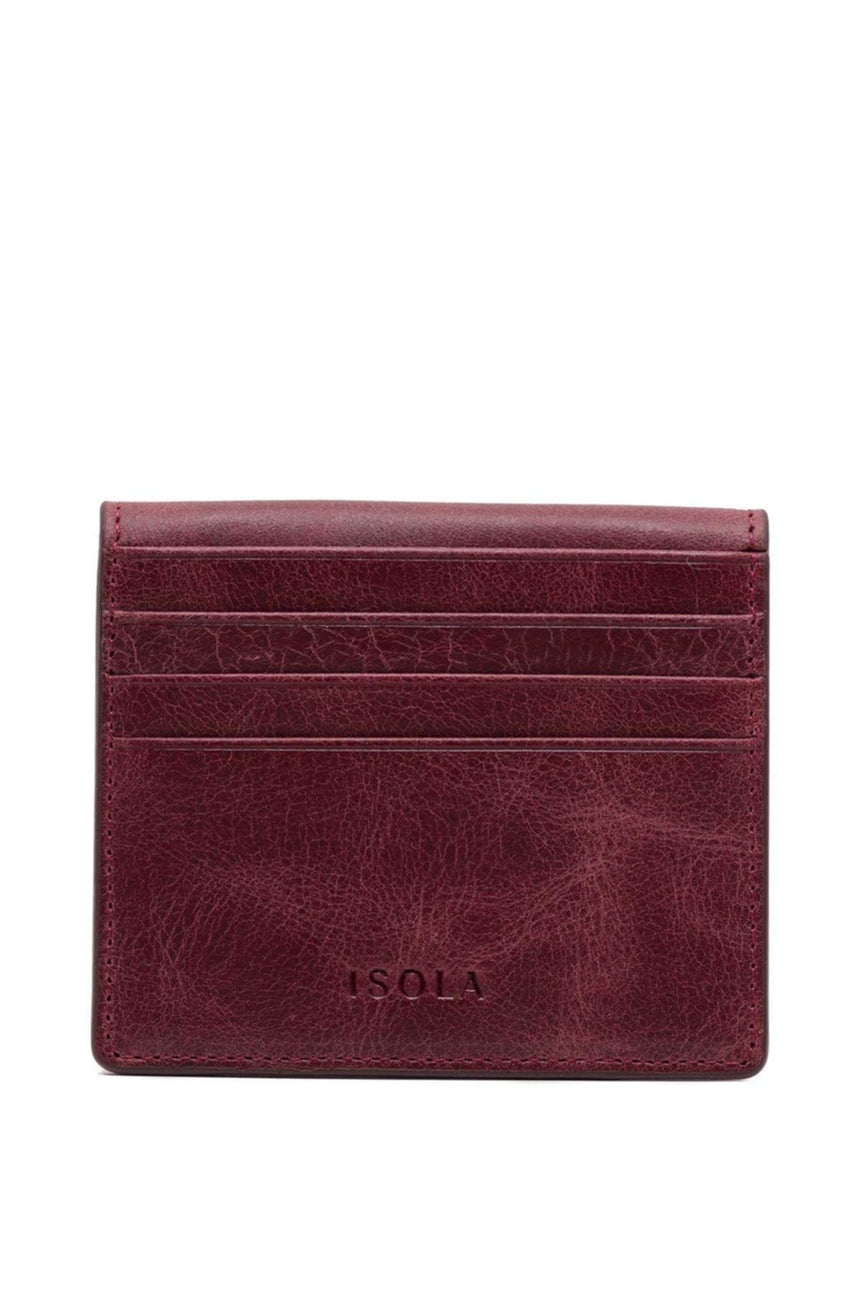 Isola Kai Erkek Hakiki Deri Cüzdan Bordo