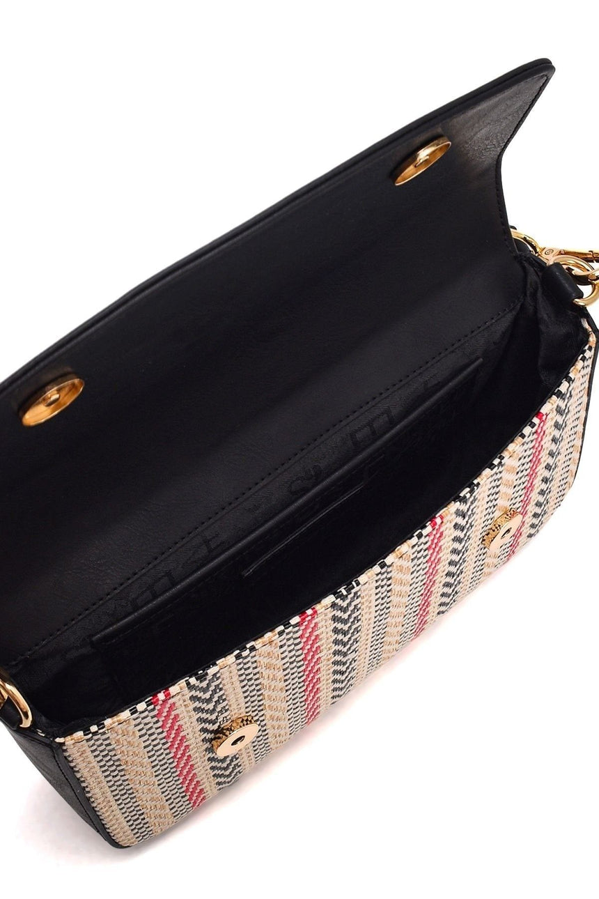 Nine West 3M Lexımını 3Fx Kadın Omuz Çantası Siyah Multi