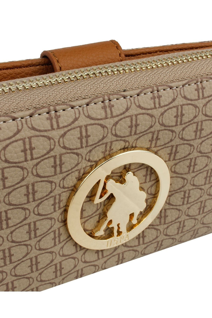 U.s Polo Assn Kadın El Portföyü Koyu Bej