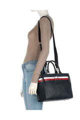 Tommy Hilfiger Th City Satchel Kadın El Çantası Sky Captain