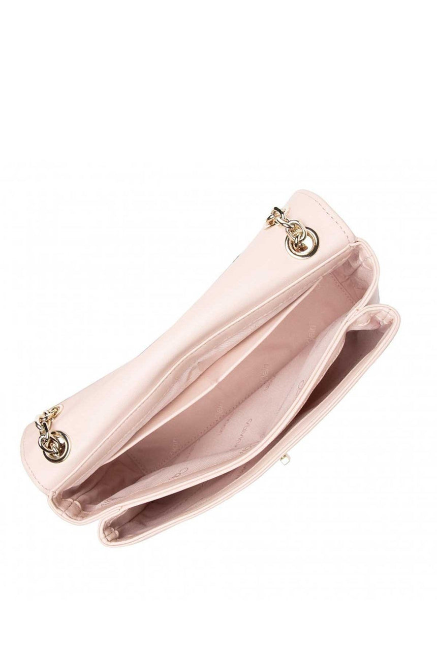 Calvin Klein Re-Lock Conv X Body Quilt Kadın Omuz Çantası Spring Rose