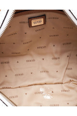 Guess Noelle Box Satchel Kadın Omuz Çantası White - Caramel