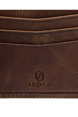Isola Lionel Erkek Hakiki Deri Cüzdan Kahve