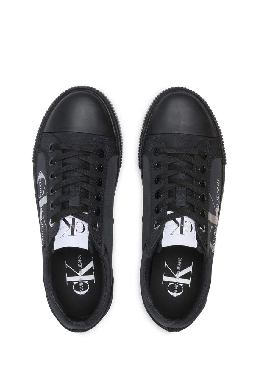 Calvin Klein Vulcanized Laceup Pes Kadın Sneakers Full Black