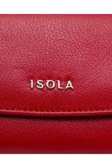Isola Nicol Kadın Hakiki Deri Cüzdan Kırmızı