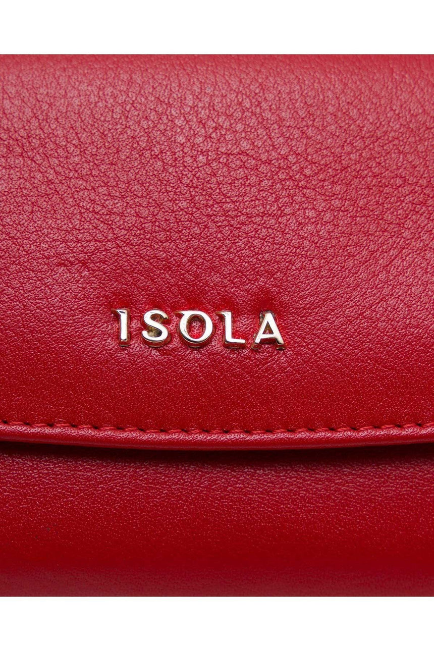 Isola Nicol Kadın Hakiki Deri Cüzdan Kırmızı