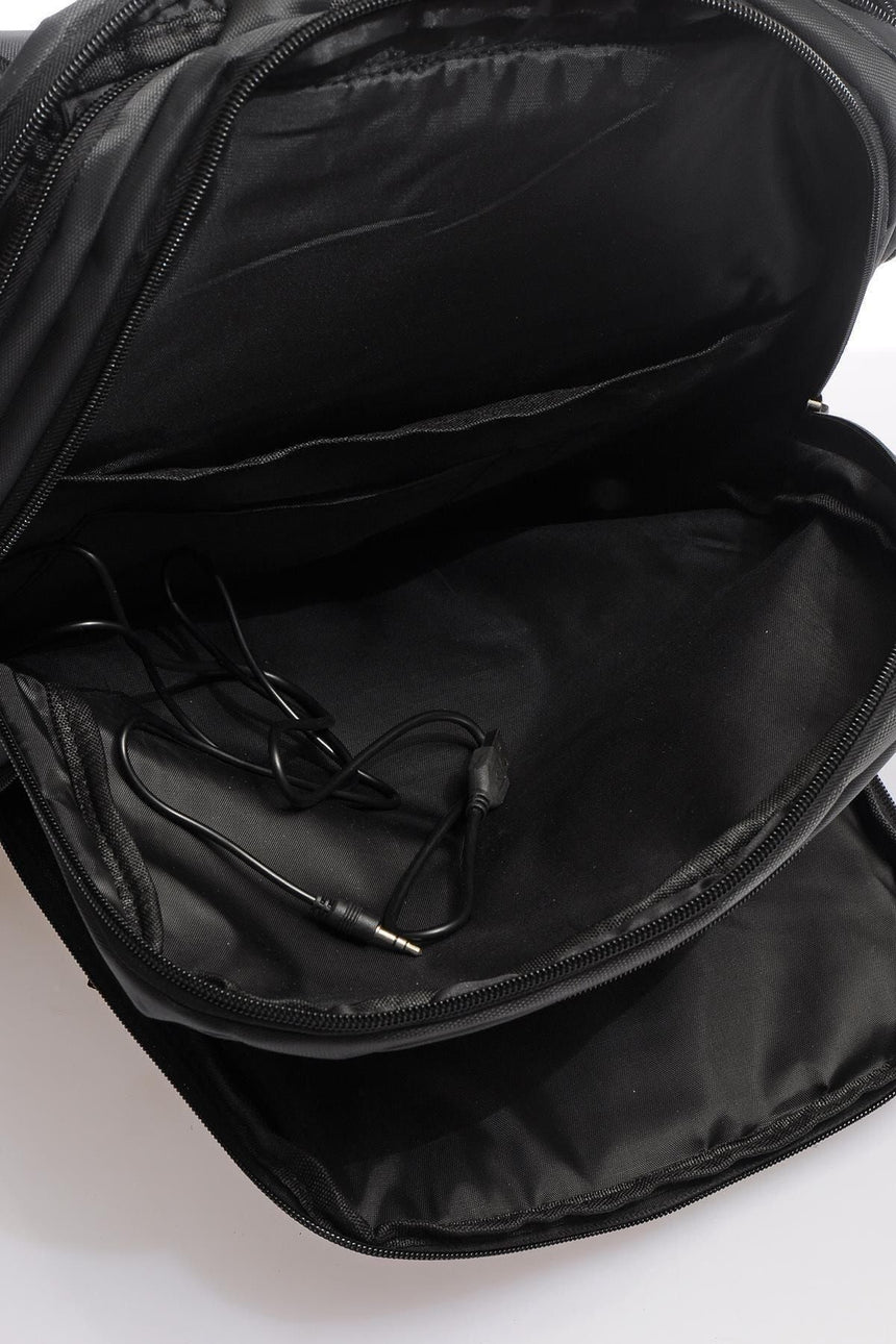 ÇÇS USB Girişli Sırt Çantası Grey