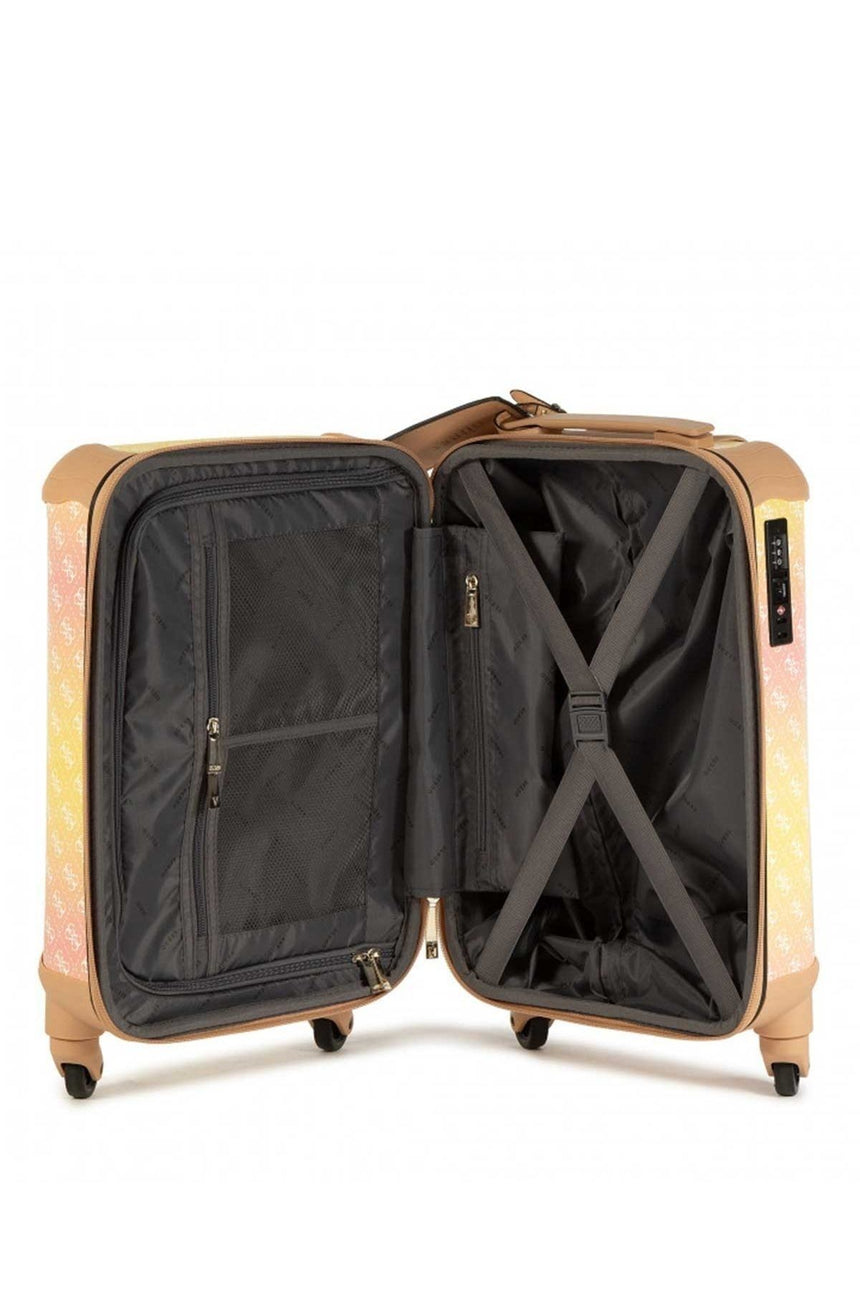 Guess Hemingway Travel Valiz Yellow Ombre Logo