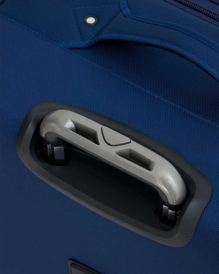 Us Polo Assn Geniş İç Hacimli Kabin Boy Kumaş Valiz Lacivert