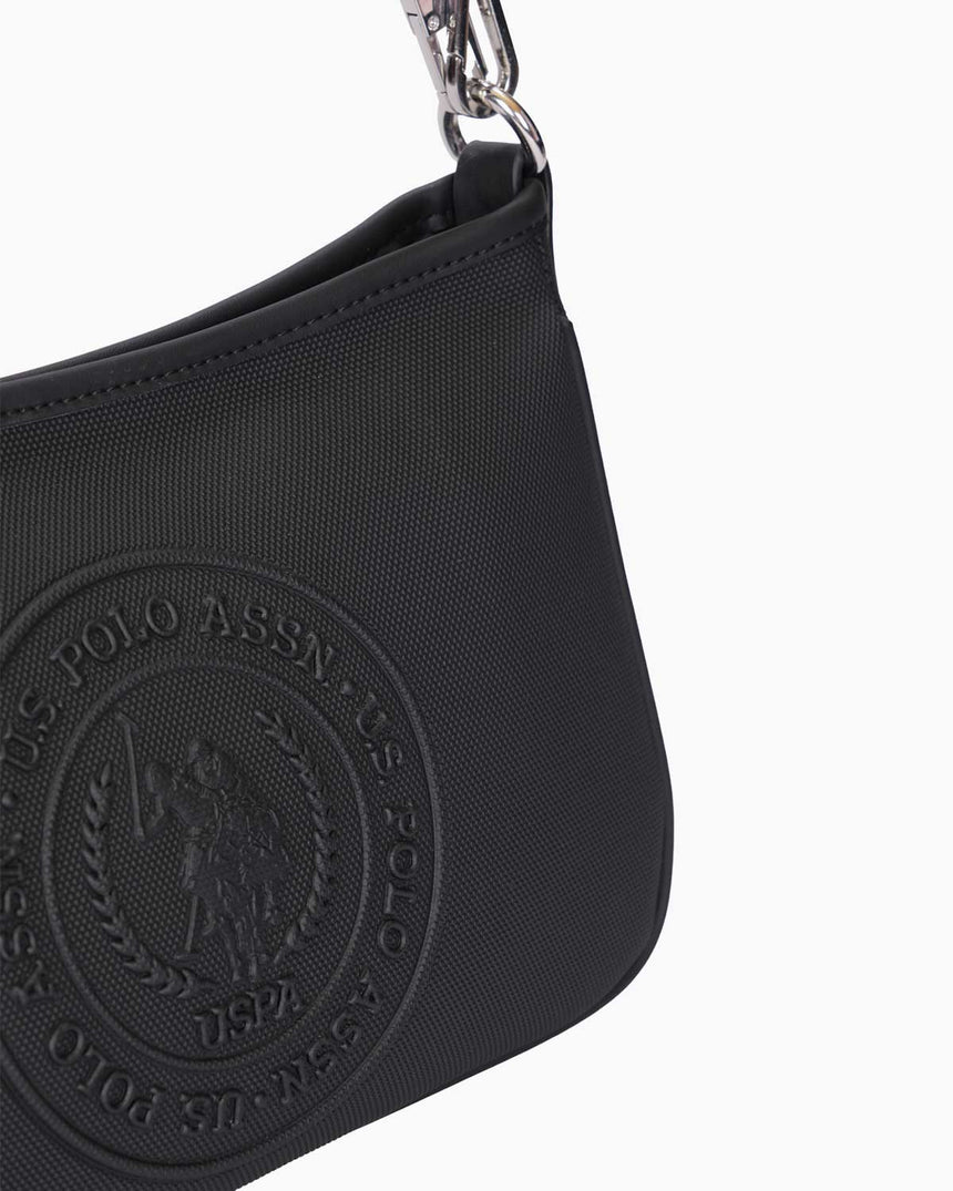 Us Polo Assn Mini Cüzdan Detaylı Omuz Çantası Siyah
