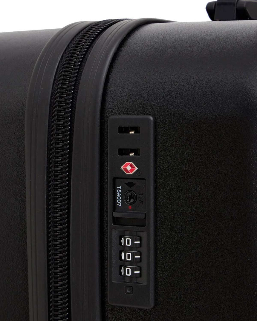 Us Polo Assn Orta Boy Sert Valiz Siyah