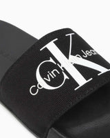 Calvin Klein Slide Monogram Flip Flops Logolu Terlik Black