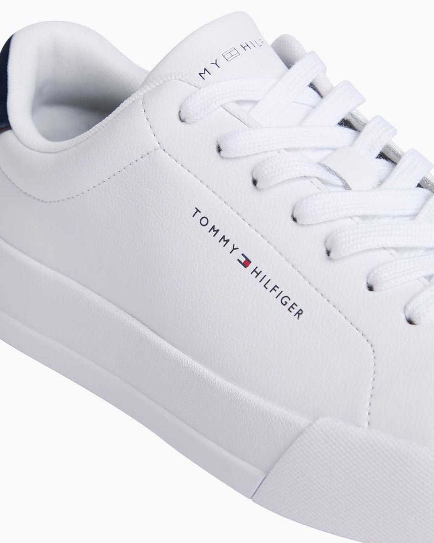 Tommy Hilfiger Court Detail Essential Sneaker White/Desert Sky