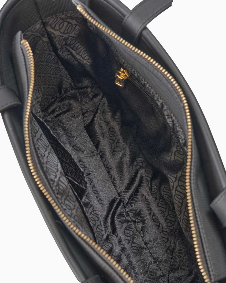 Us Polo Assn Gold Logo Detaylı Omuz Çantası Siyah