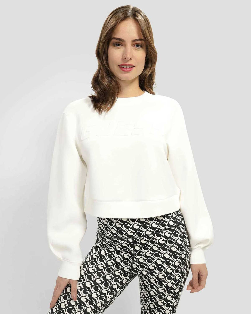 Guess Cindra Kabartma Logolu Sweatshirt