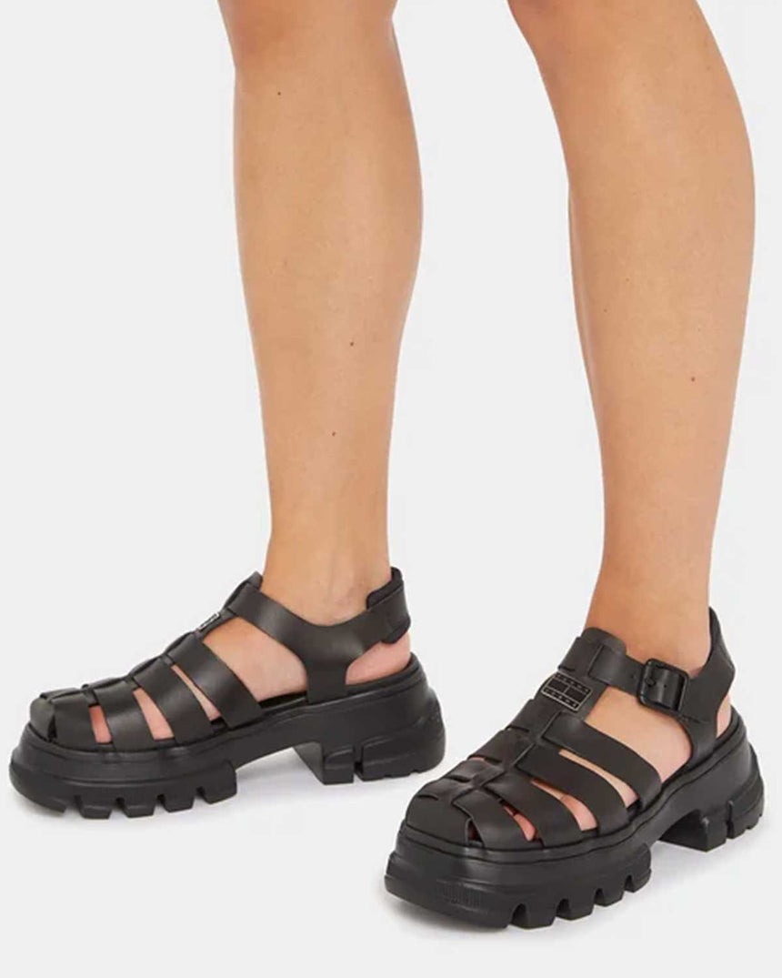 Tommy Hilfiger Fisherman Flat Sandalet Black