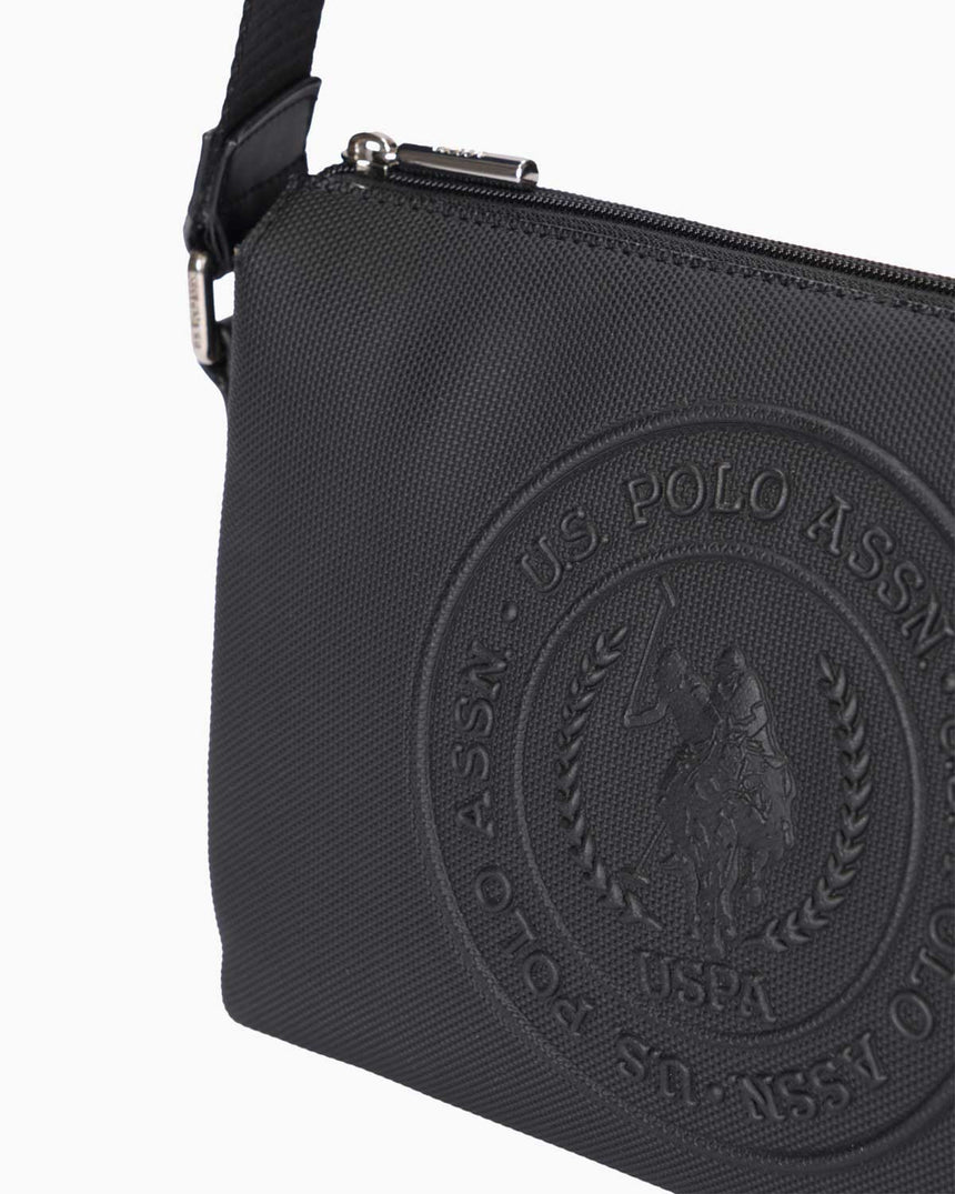Us Polo Assn Logolu Çapraz Askılı Çanta Siyah