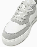 Calvin Klein Classic Cupsole Low Top Sneaker White/Oyster Mushroom/Formal Grey