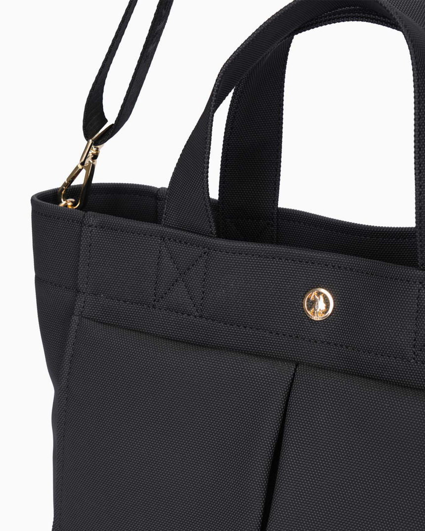 Us Polo Assn Kalın Askı Detaylı El Çantası Siyah