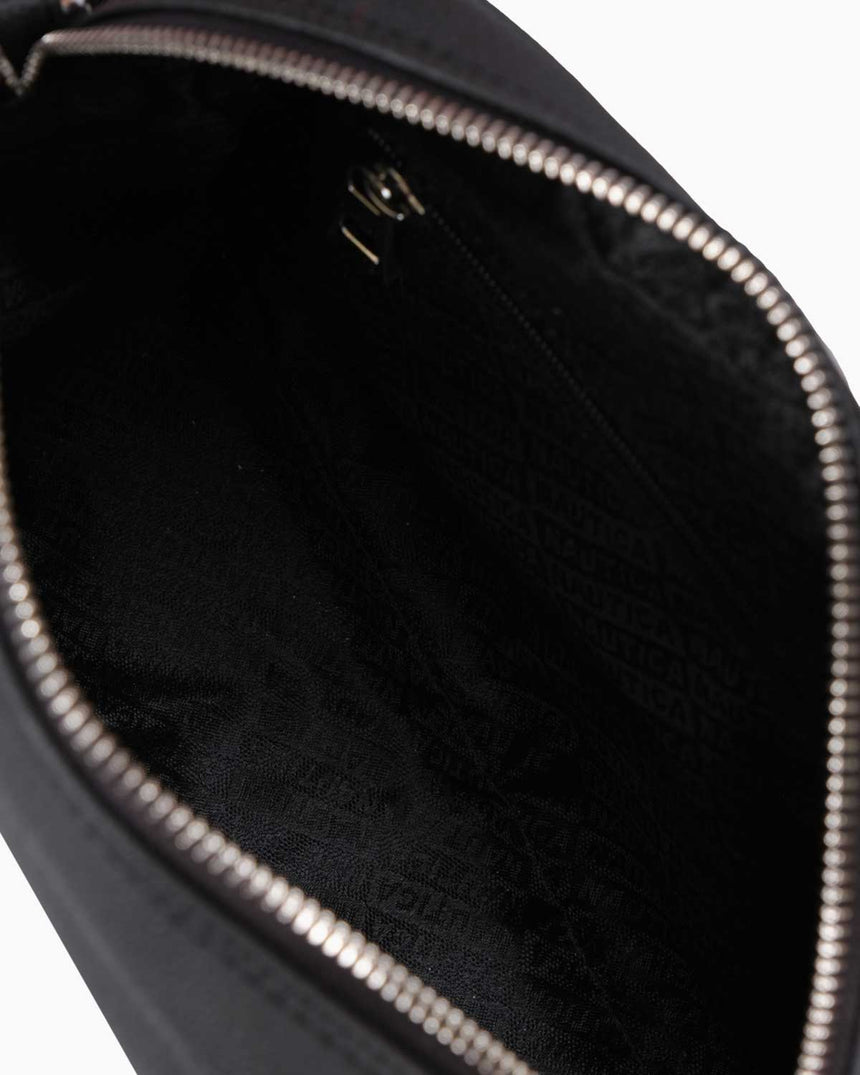 Nautica Mini Cüzdan Detaylı Çapraz Askılı Çanta Siyah