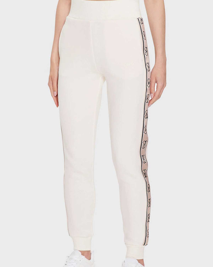 Guess Britney Pamuklu Regular Fit Cepli Jogger Eşofman Altı Ocean Salt